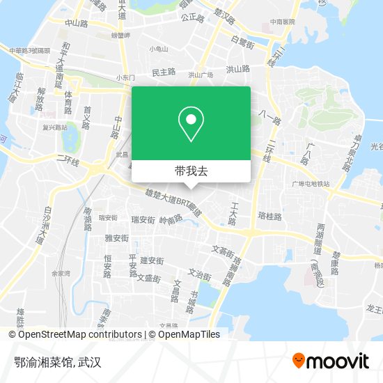 鄂渝湘菜馆地图