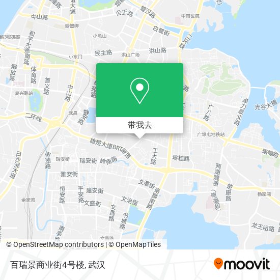 百瑞景商业街4号楼地图