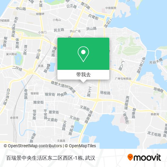百瑞景中央生活区东二区西区-1栋地图