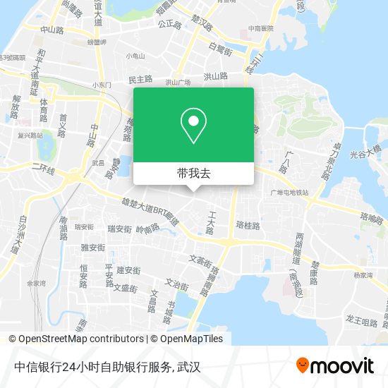 中信银行24小时自助银行服务地图