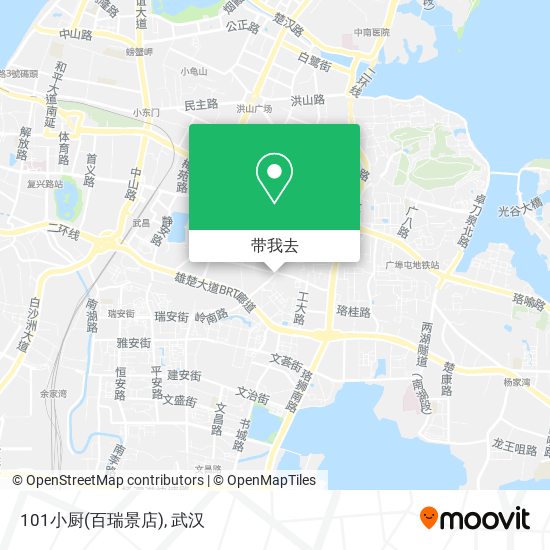 101小厨(百瑞景店)地图