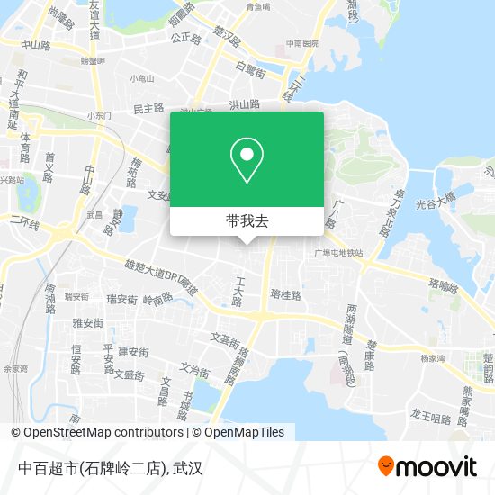 中百超市(石牌岭二店)地图