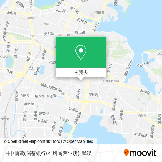 中国邮政储蓄银行(石牌岭营业所)地图
