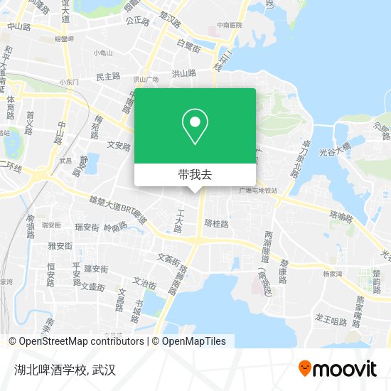 湖北啤酒学校地图