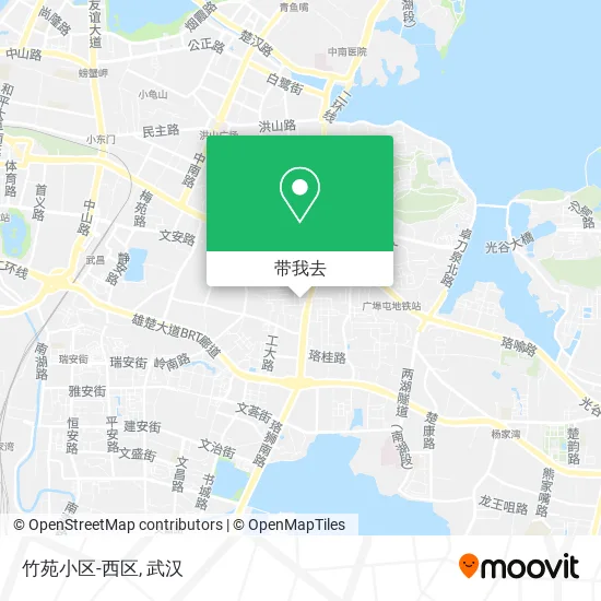 竹苑小区-西区地图