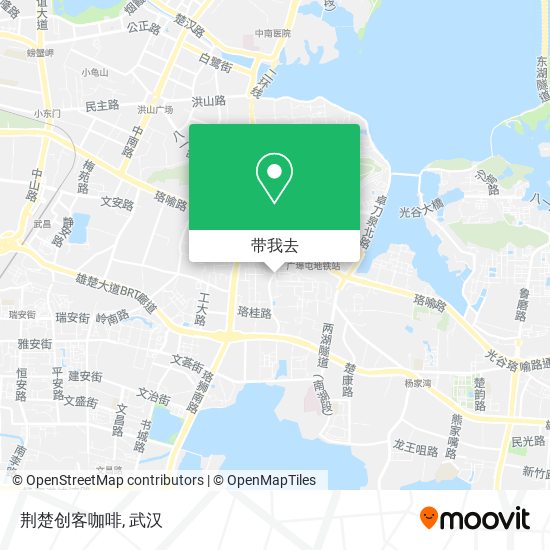 荆楚创客咖啡地图