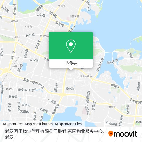 武汉万里物业管理有限公司鹏程·蕙园物业服务中心地图