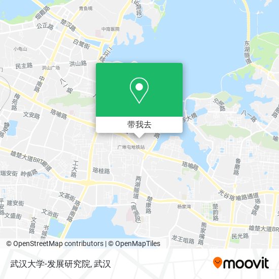 武汉大学-发展研究院地图