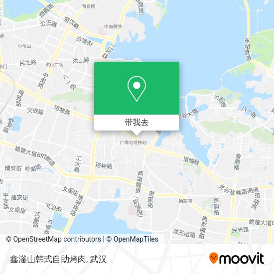 鑫滏山韩式自助烤肉地图