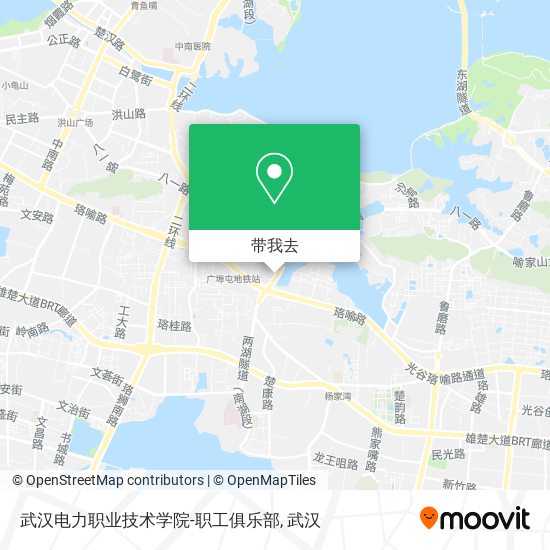 武汉电力职业技术学院-职工俱乐部地图