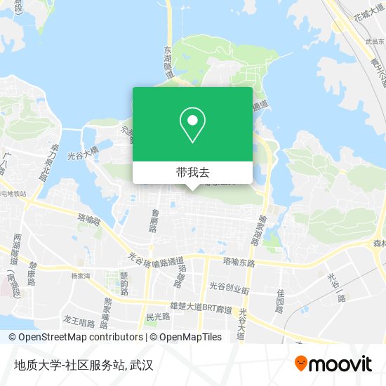 地质大学-社区服务站地图