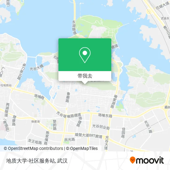 地质大学-社区服务站地图