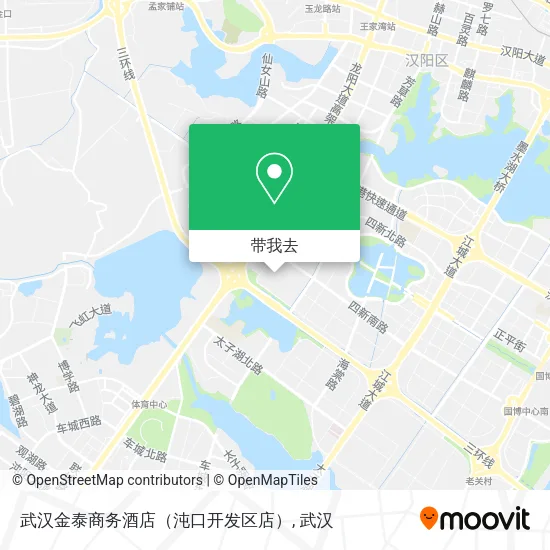 武汉金泰商务酒店（沌口开发区店）地图