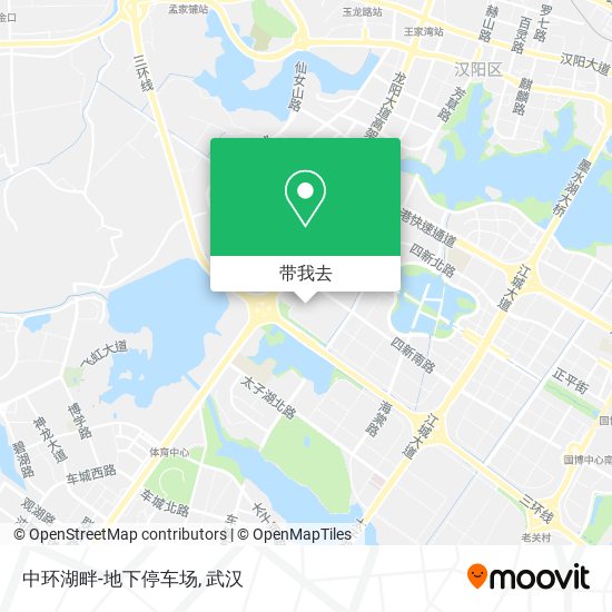 中环湖畔-地下停车场地图