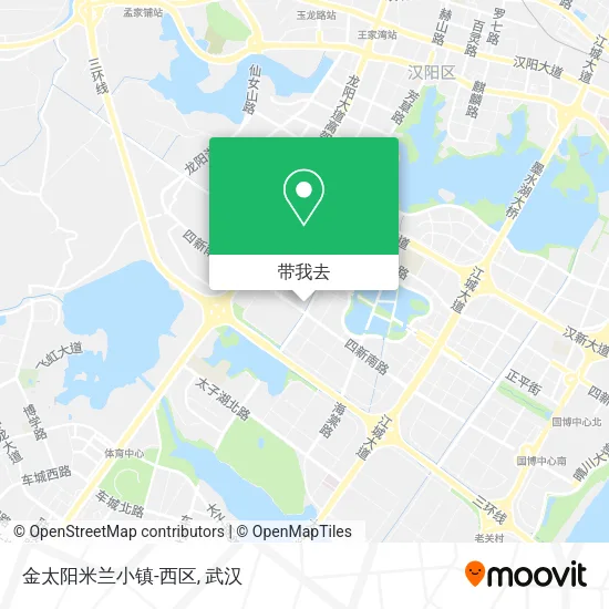 金太阳米兰小镇-西区地图