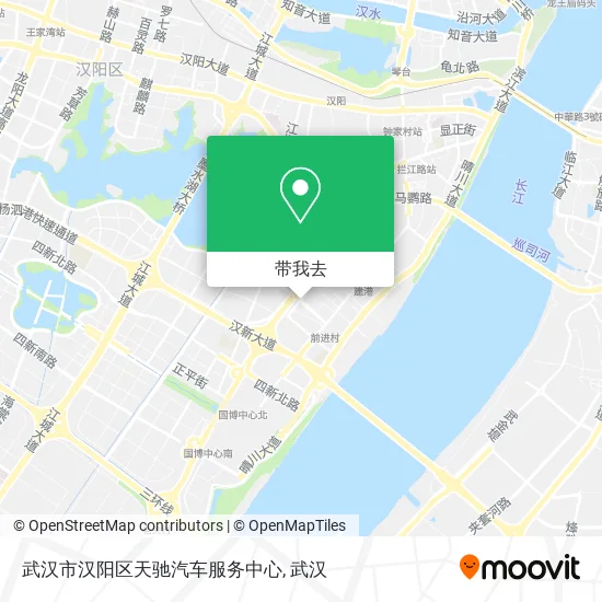 武汉市汉阳区天驰汽车服务中心地图