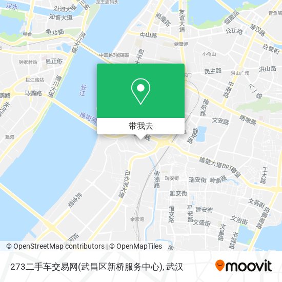 273二手车交易网(武昌区新桥服务中心)地图