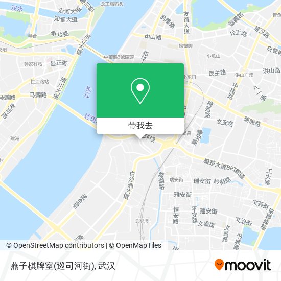 燕子棋牌室(巡司河街)地图