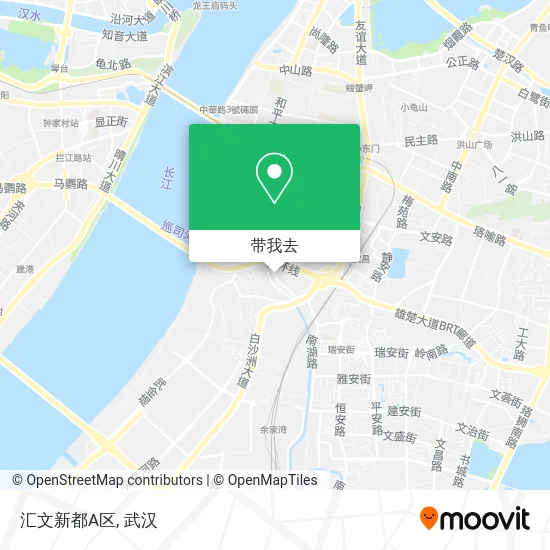 汇文新都A区地图