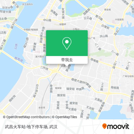 武昌火车站-地下停车场地图