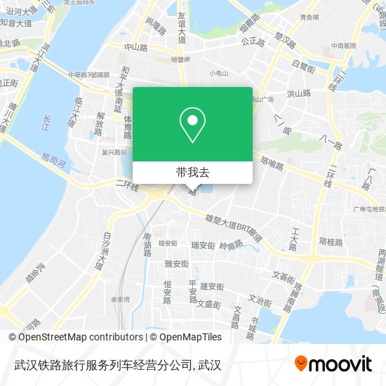 武汉铁路旅行服务列车经营分公司地图