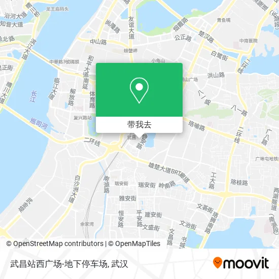 武昌站西广场-地下停车场地图