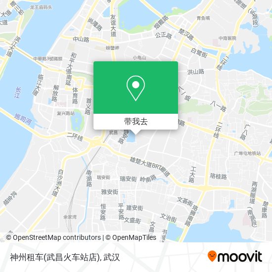 神州租车(武昌火车站店)地图