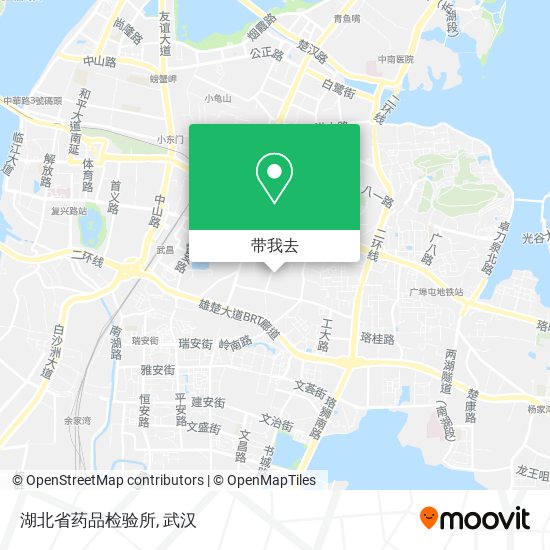 湖北省药品检验所地图