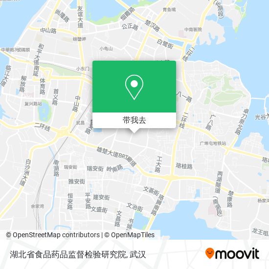 湖北省食品药品监督检验研究院地图
