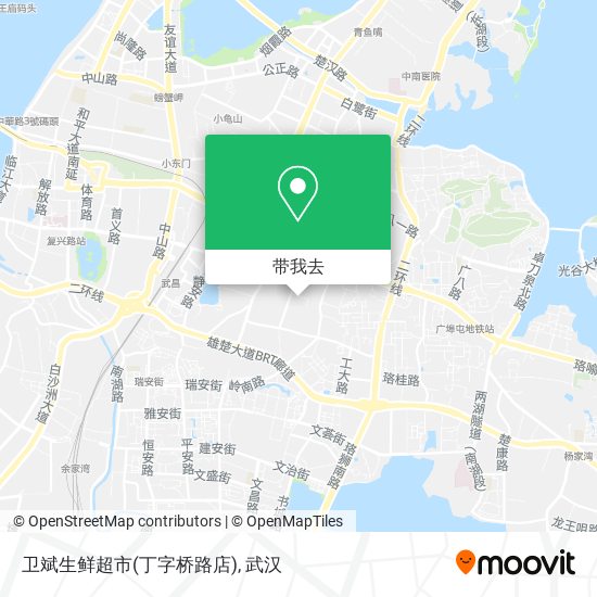 卫斌生鲜超市(丁字桥路店)地图