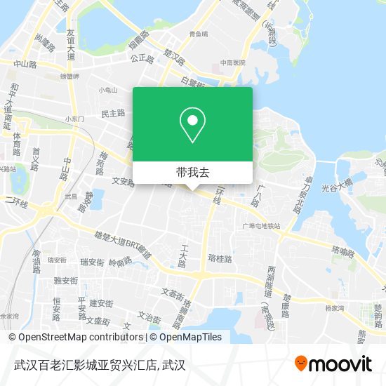 武汉百老汇影城亚贸兴汇店地图