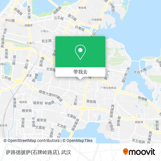 萨路德披萨(石牌岭路店)地图