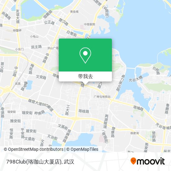 798Club(珞珈山大厦店)地图