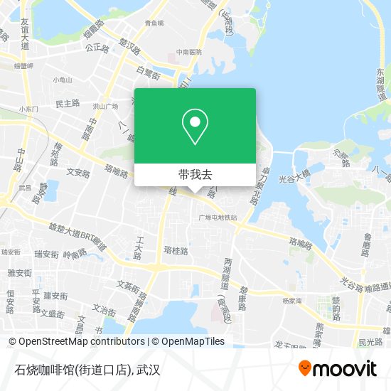 石烧咖啡馆(街道口店)地图