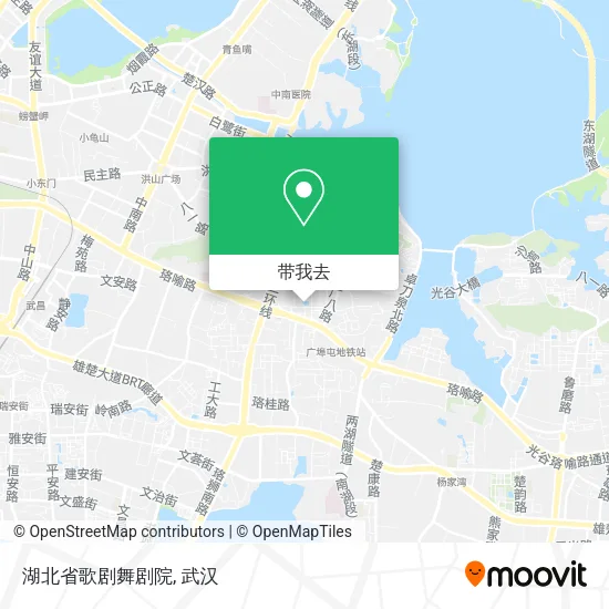湖北省歌剧舞剧院地图
