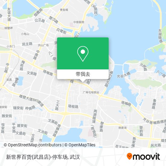 新世界百货(武昌店)-停车场地图
