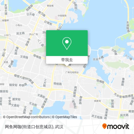 网鱼网咖(街道口创意城店)地图