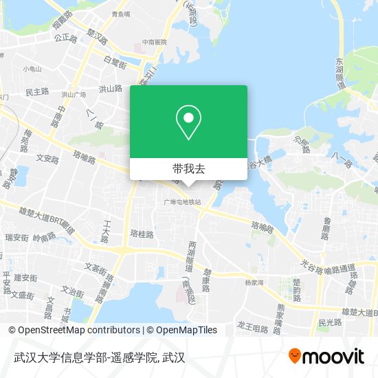 武汉大学信息学部-遥感学院地图