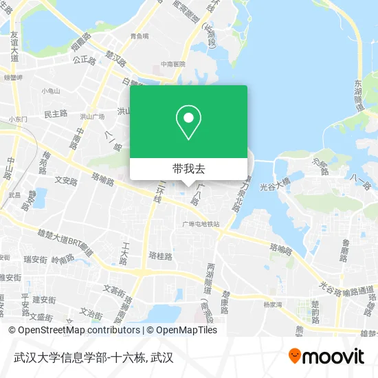 武汉大学信息学部-十六栋地图