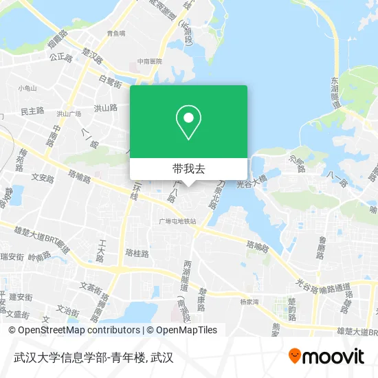 武汉大学信息学部-青年楼地图