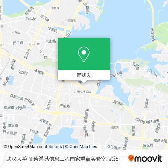 武汉大学-测绘遥感信息工程国家重点实验室地图