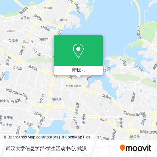 武汉大学信息学部-学生活动中心地图