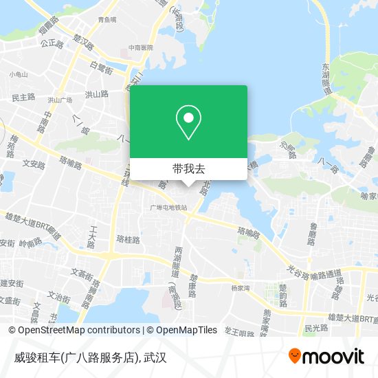 威骏租车(广八路服务店)地图