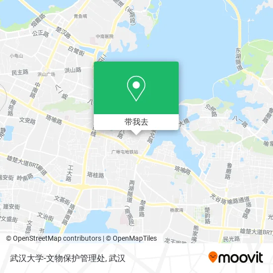 武汉大学-文物保护管理处地图
