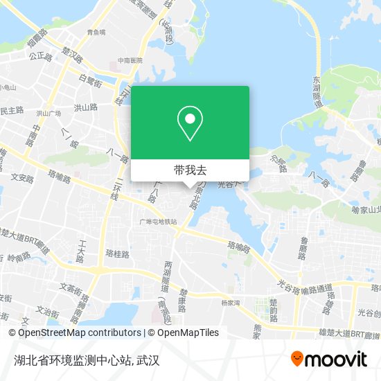 湖北省环境监测中心站地图