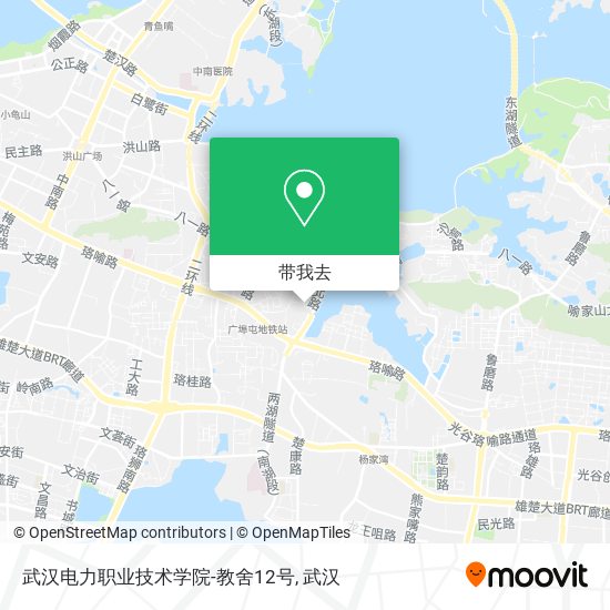 武汉电力职业技术学院-教舍12号地图