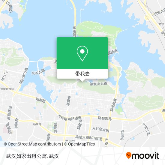 武汉如家出租公寓地图