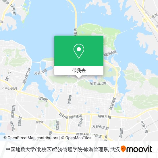 中国地质大学(北校区)经济管理学院-旅游管理系地图