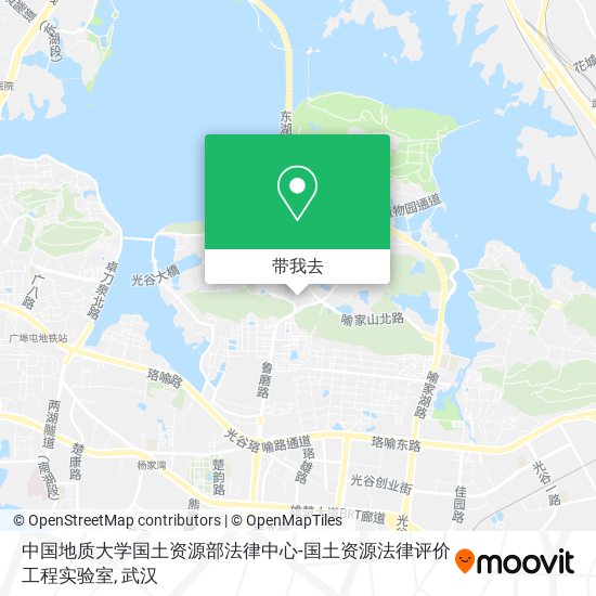 中国地质大学国土资源部法律中心-国土资源法律评价工程实验室地图