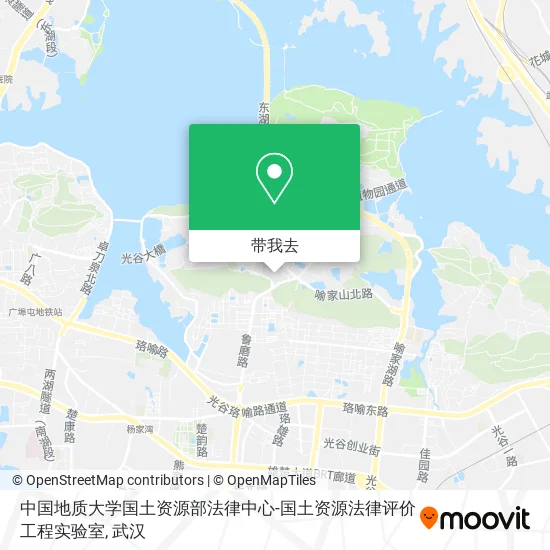 中国地质大学国土资源部法律中心-国土资源法律评价工程实验室地图